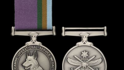 Canine Operational Service Medal Award