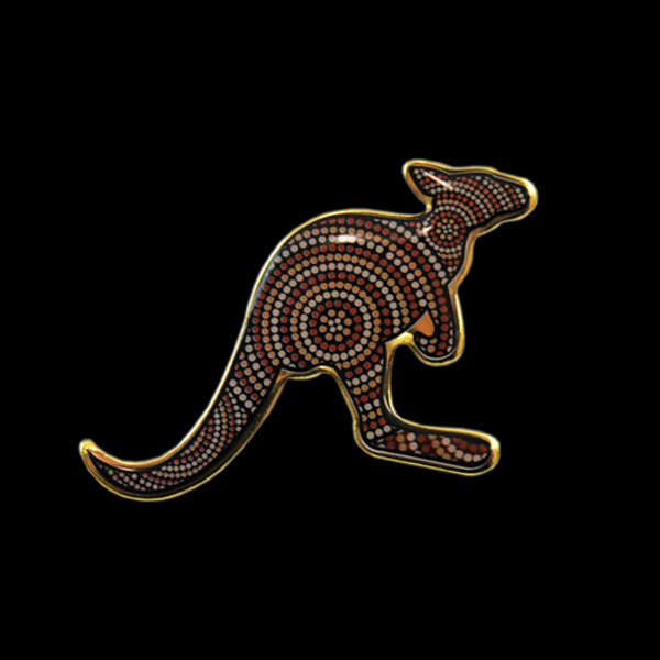 Kangaroo Printed Pin By Cash's Awards