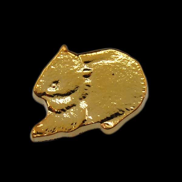 Rabbit Gold Animal Pin