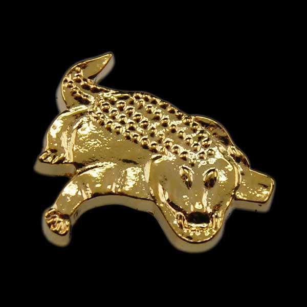 Gold Crocodile Pin