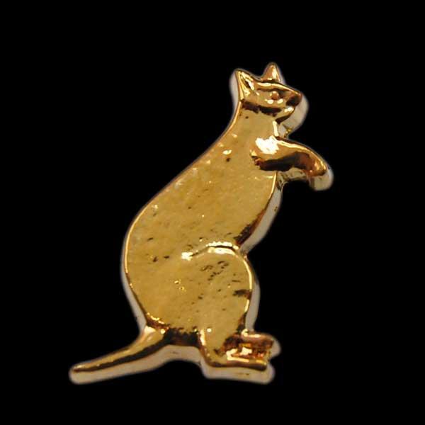 Gold Animal Ferret Pin