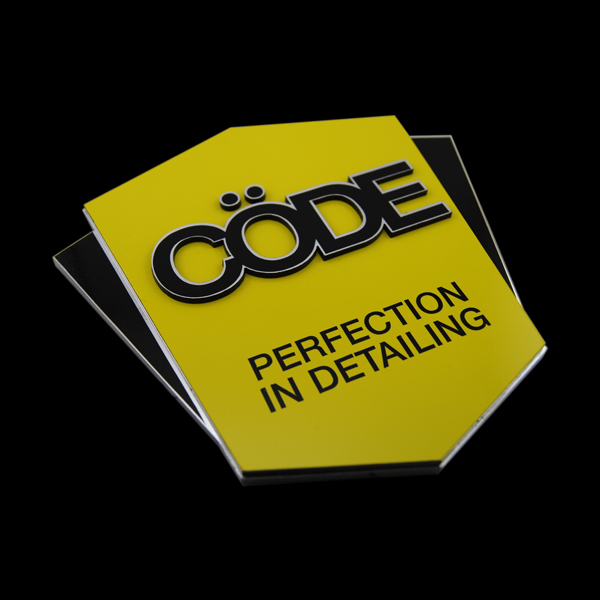 Code Plastic Badge