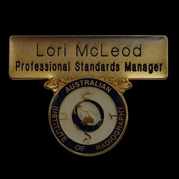 Australian Institute of Radiography Professional Standards Manager ID Pin