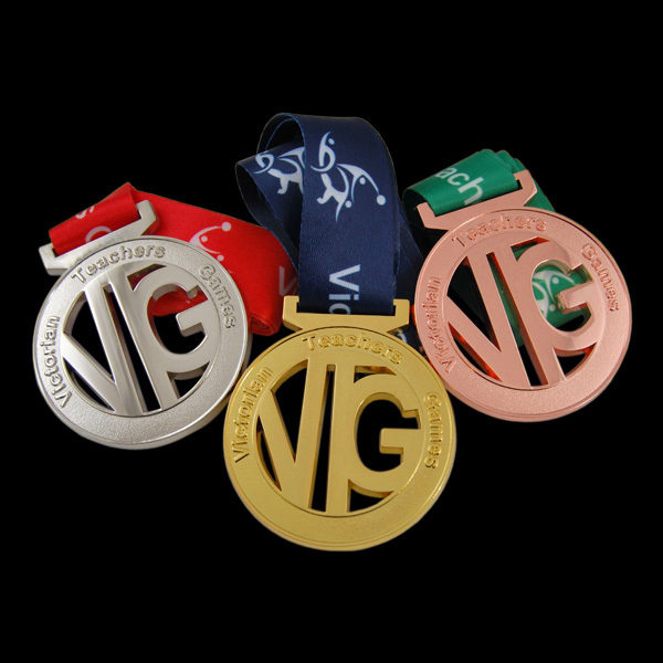 VTG Game Medals Gold Silver and Bronze Medals