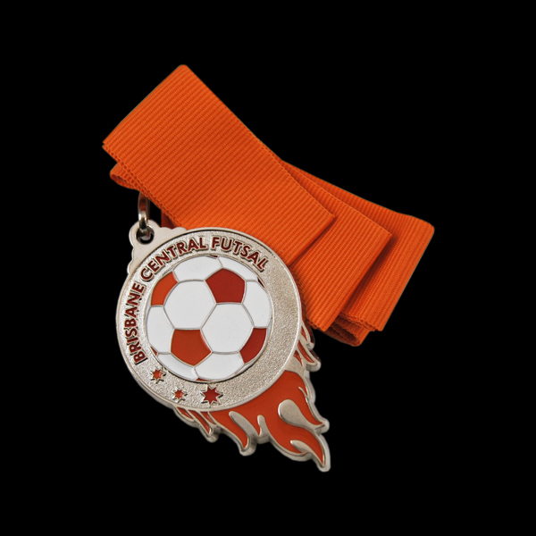 Brisbane Central Futsal Orange Medallion