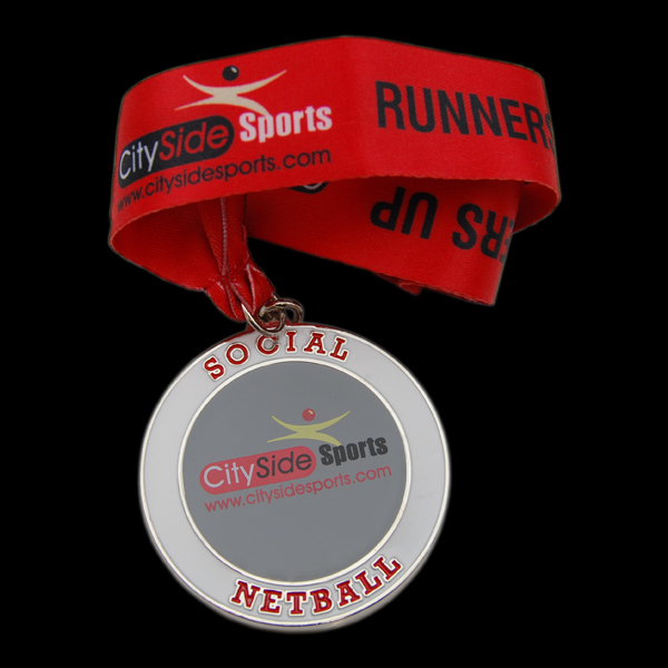 City Side Sports Custom Social Netball Medal