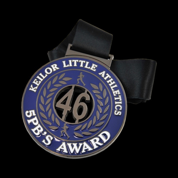 Keilor Little Aths PB medal