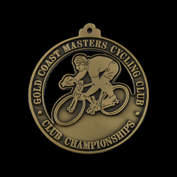 Gold Coast masters Cycling Club Championships Medal