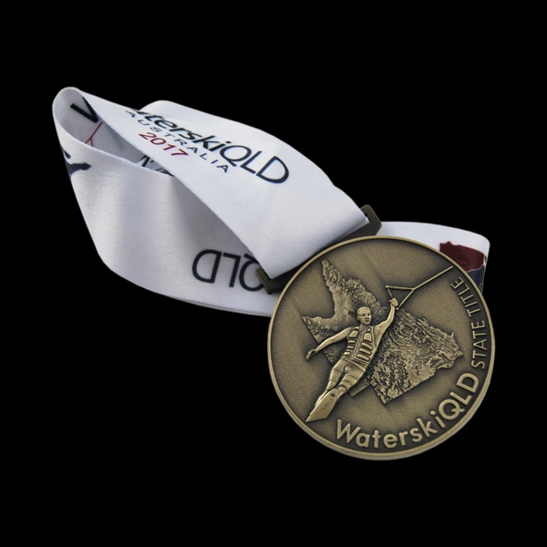 QLD Water Ski Antbrass medal