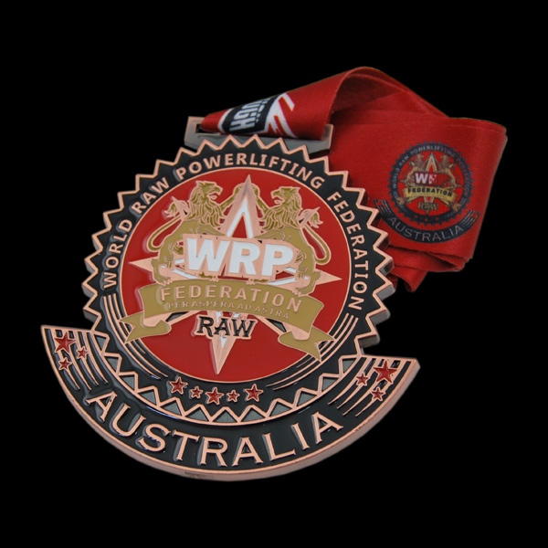 WR Powerlifiting australia copper medal