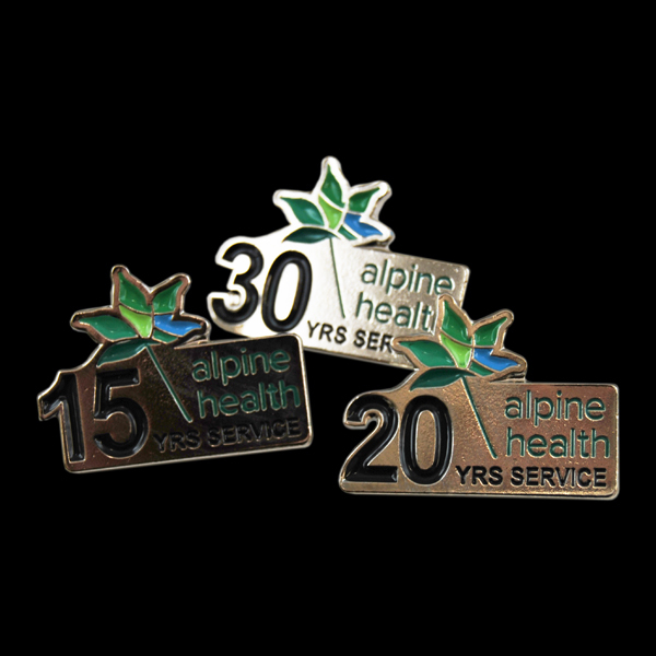 Alpine Health Year Service Award Pins
