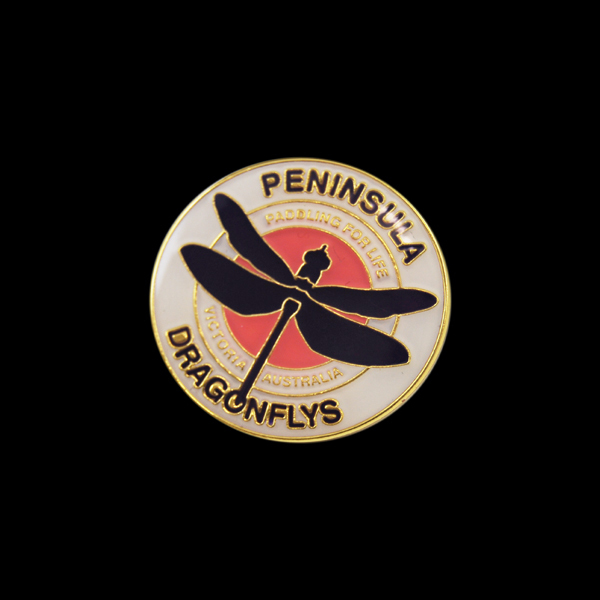 Peninsula Dragon Flys Gold Pin