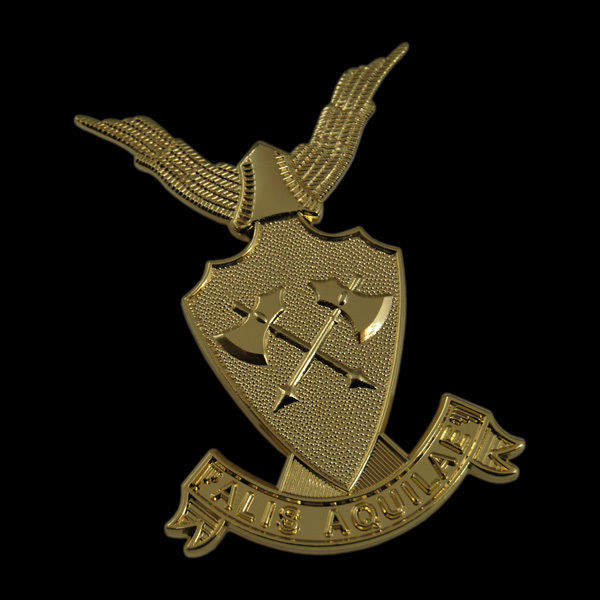 Gold Shield and Axe Pins
