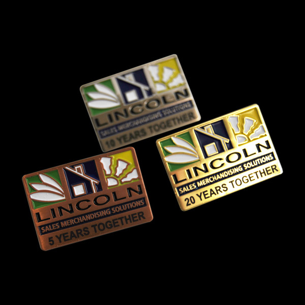 Lincoln Sales Merchandising Solutions Service Pins