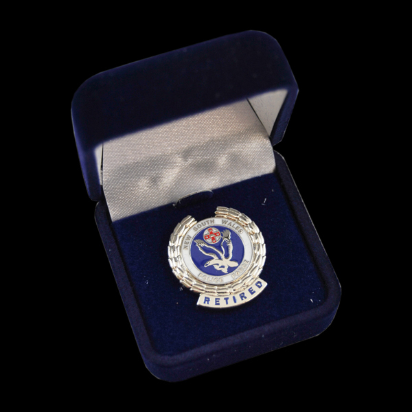 New South Wales Police Retire Pin with Case
