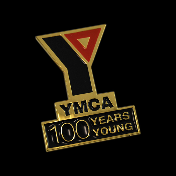 YMCA 100 Years Young Pin