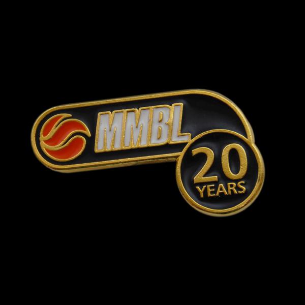 MMBL 20 Years Service Pin