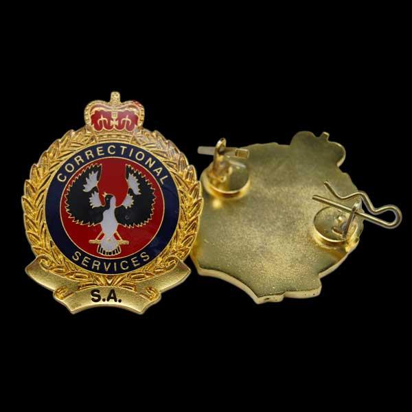 Correctional Services Gold Badge