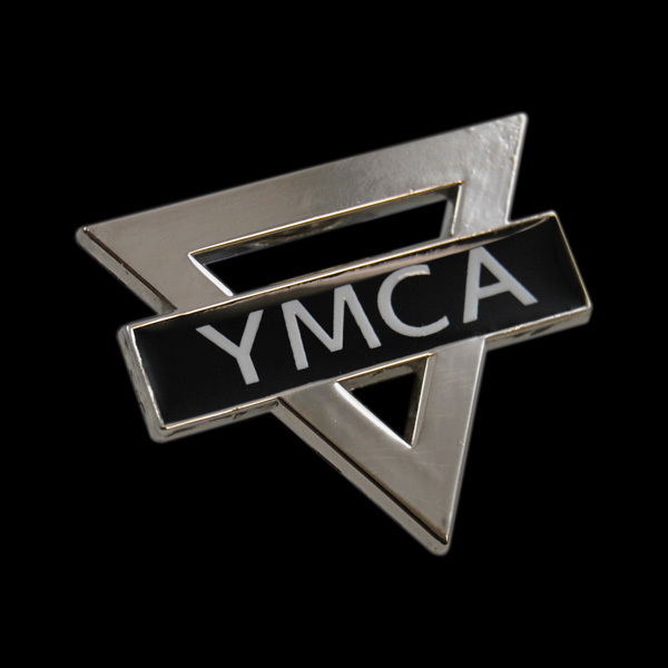 YMCA overprint pin