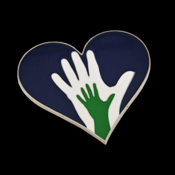 2 Hands inside Heart shape award